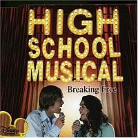 Обложка сингла «Breaking Free» (Ванесса Хадженс, Зак Эфрон и Дрю Сили, 2006)