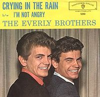 Обложка сингла «Crying in the Rain» (The Everly Brothers, 1962)