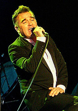 Morrissey во время концерта 2006 года в городе Остин (Техас), США