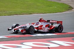 Сато на Гран-при Великобритании 2006