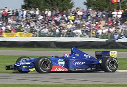 Prost AP04 Томаша Энге на Гран-при США 2001 в Индианаполисе